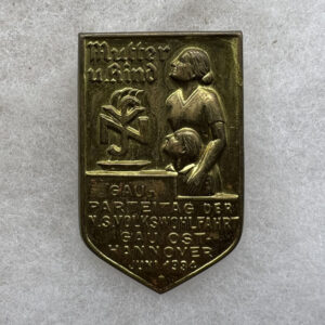 WW2 German NSV Gau Tag Hannover 1934 Tinnie Pin
