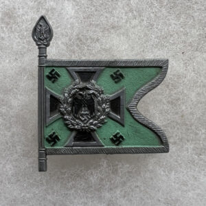 WW2 German Army Schutzen Und Kraftschutzen Stardard Flag Tinnie Pin