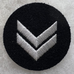 WW2 German HJ / DJ Cloth Sleeve Rank Insignia Cloth With RZM Tag