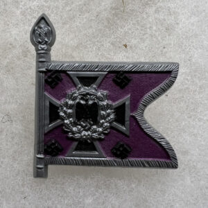 WW2 German Army Smoke Troops Standard Flag Tinnie Pin