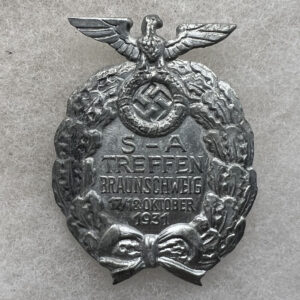 WW2 German SA Treffen Braunschweig Rally Badge