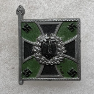 WW2 German Army Mountain Troop Standard Flag Tinnie Pin