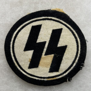 WW2 German SS Sports Shirt Patch Bevo Woven With RZM Tag