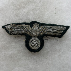 WW2 German Army Officer Breast Eagle Bullion Worn Salty