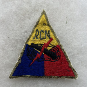 Korean War US Army Armored Reconnaissance Armored Triangle Patch Japanese Made