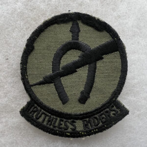 US Army 17th Cavalry 7th Squadron B Troop Pocket Patch Twill Subdued