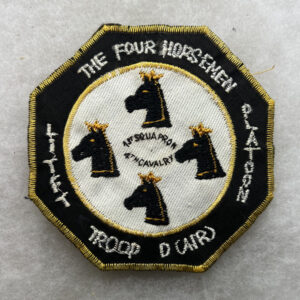 US Army 4th Cavalry 1st Squadron D Troop Lift Platoon Pocket Patch Vietnamese Made
