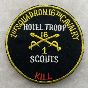 US Army 16th Cavalry 1st Squadron Scouts Pocket Patch Vietnamese Made
