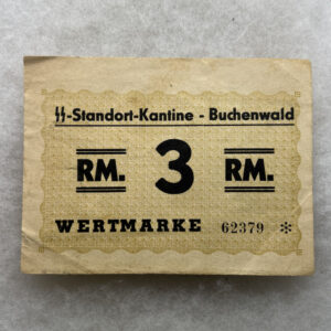 Buchenwald Wertmarke 3 RM