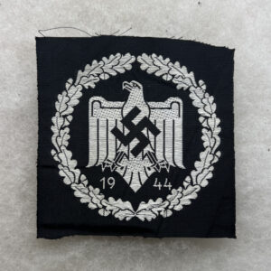 WW2 German NSRL 1944 Cloth Sports Badge