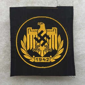 WW2 German NSRL 1942 Cloth Sports Badge