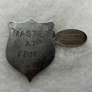 WW2 US Navy USS Denver Master At Arms Badge