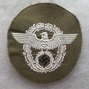 WW2 German Police Sleeve Eagle Tan Material