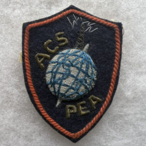 WW2 US Army Communications Service Patch Bullion Theater Made