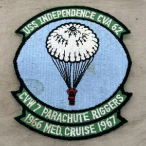 US Navy USS Independence CVA 62 Parachute Riggers Patch