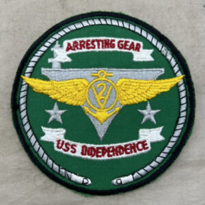 US Navy USS Independence Arresting Gear Patch Twill