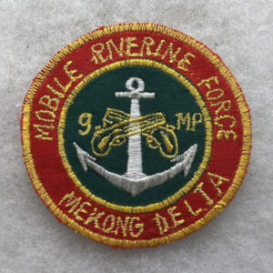 US Mobile Riverine Force 9th Military Police Pocket Patch Vietnamese Made
