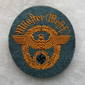 WW2 German Gendarmerie Field Police Sleeve Eagle
