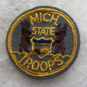 WW2 Michigan State Guard Patch Felt