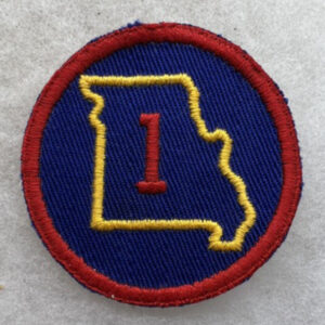 WW2 Missouri State Guard 1st Regiment Patch Twill