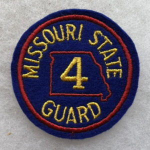 WW2 Missouri State Guard 4th Regiment Patch Felt