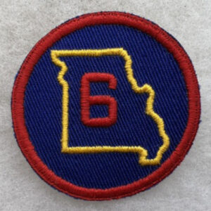 WW2 Missouri State Guard 6th Regiment Patch Twill