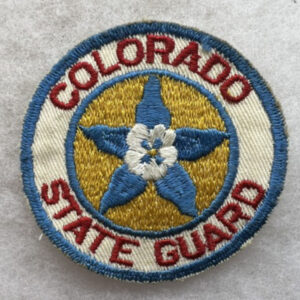 Colorado State Guard Patch Twill