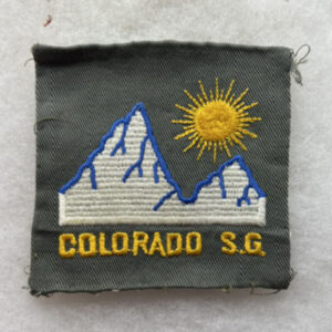 WW2 Colorado State Guard Patch