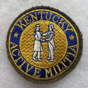 WW2 Kentucky Active Militia Patch Embroidered On Wool