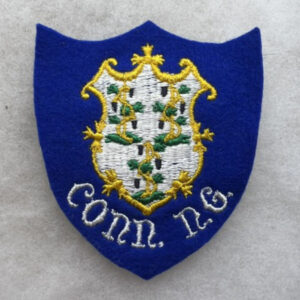 Connecticut National Guard Patch Embroidered On Felt