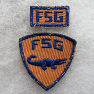 WW2 Florida State Guard Patch / Tab Set Twill