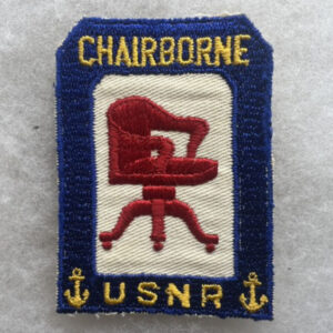 US Naval Reserve Chairborne Novelty Patch Post WW2