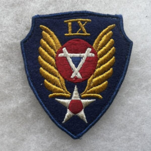 WW2 US Army Air Force 9th Engineer Command Patch Felt Theater Made