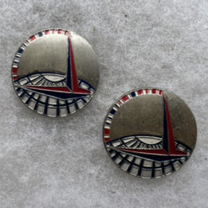 WW2 US Army Air Force Air Transportation Command DUI Set Pinback Sterling