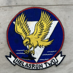 US Navy HS-2 Helicopter Anti Submarine Squadron 2 Patch Japanese Made 5 3/4 Inch