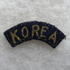 Korean War US Korea Tab Bullion Korean Made