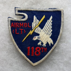 US Army 118th Aviation Company Pocket Patch Vietnamese Made