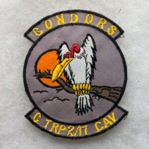 US Army 2nd Squadron 17th Cavalry C Troop Pocket Patch Vietnamese Made