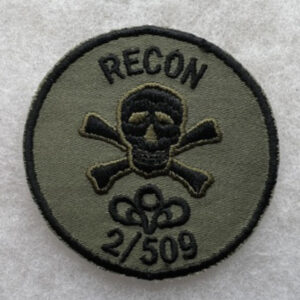 US Army 509th Airborne Recon Pocket Patch German Made Subdued