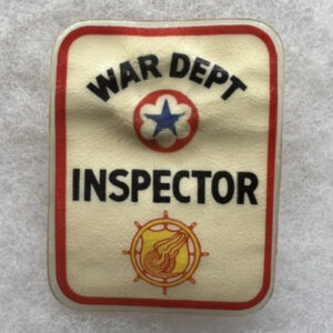 WW2 US Army War Department Inspector Transportation Corps Badge / Pin