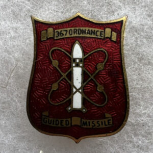 US Army 367th Ordnance DUI Clutchback German Made