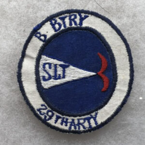 US Army 29th Artillery B Battery Pocket Patch Vietnamese Made