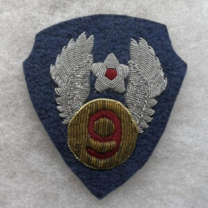 US 9th Army Air Force Patch German Made Bullion