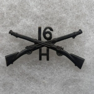 WW1 US Army Officer 16th Infantry H Company Collar Insignia