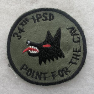 US Army 34th Infantry Platoon Scout Dog Pocket Patch Theater Made