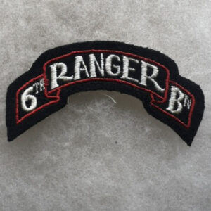 WW2 US Army 6th Ranger Battalion Scroll Felt