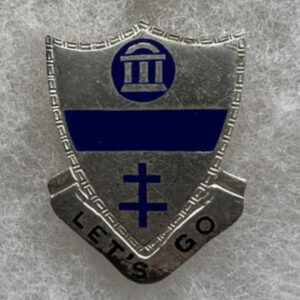 WW2 US Army 325th Airborne Infantry DUI Pinback Sterling