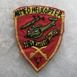 US Army 334th Armed Helicopter Pocket Patch Vietnamese Made