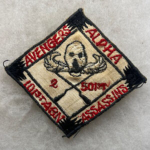 US Army 501st 101st Airborne Division Pocket Patch Vietnamese Made Worn