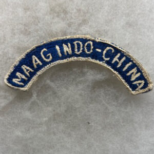 US Army MAAG Advisory Group Indo-China Tab Vietnamese Made